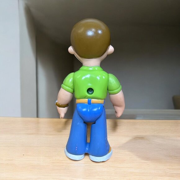 Vintage 1990s Fisher-Price My First Dollhouse Poseable Dad Father 4" Doll - Picture 4 of 6